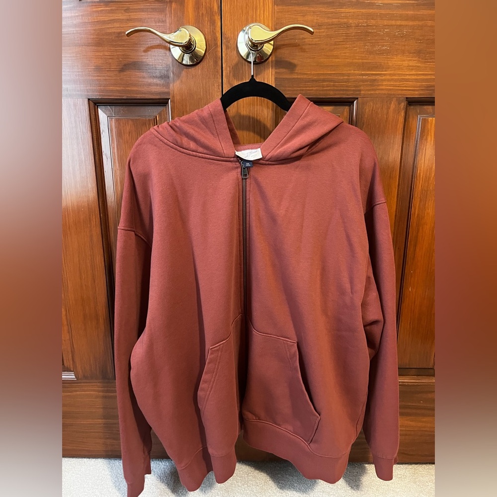 Universal Thread Terracotta Zip-Up Hoodie